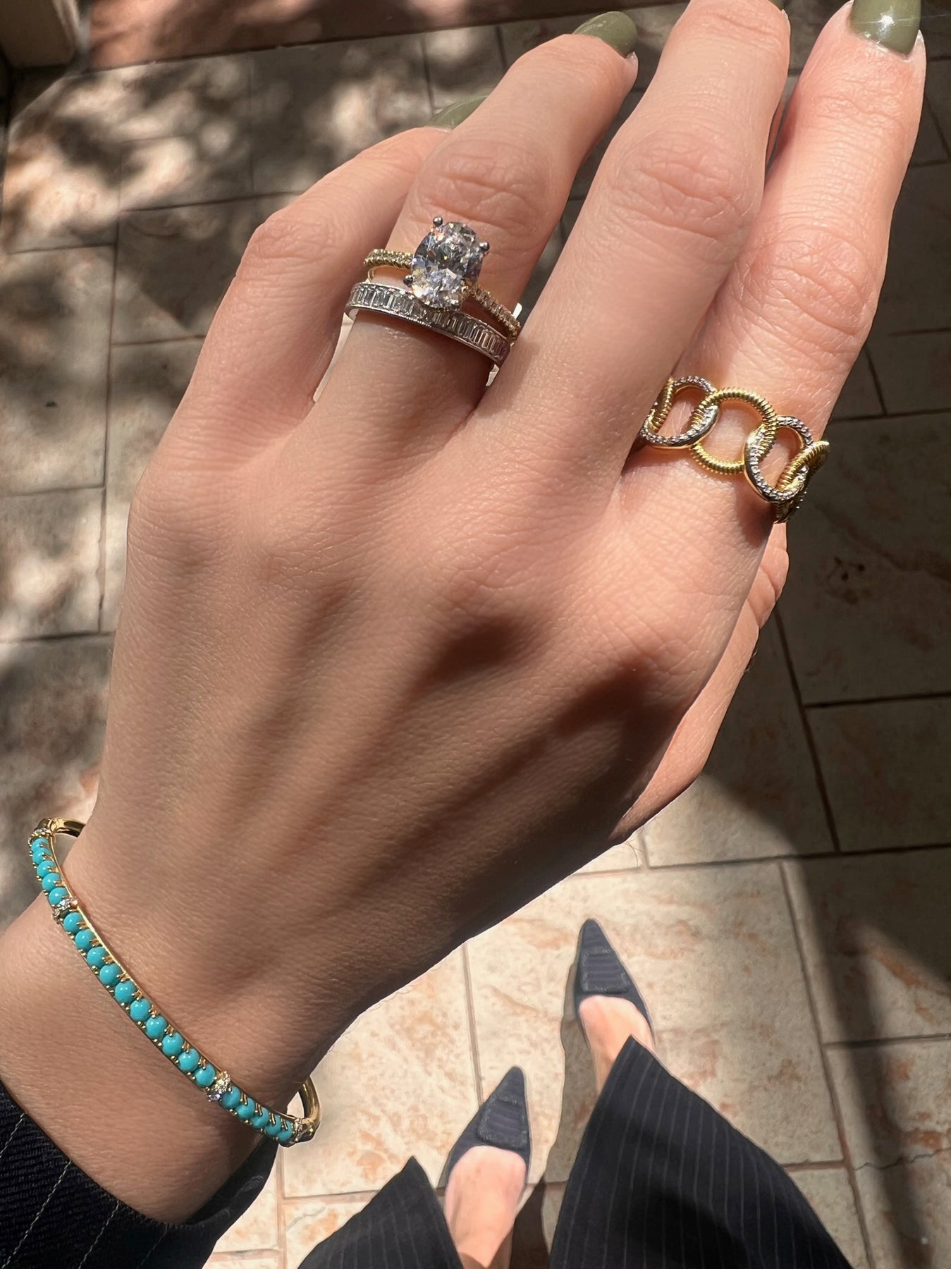 Small Baguette Channel Set Diamond Band – Brooks