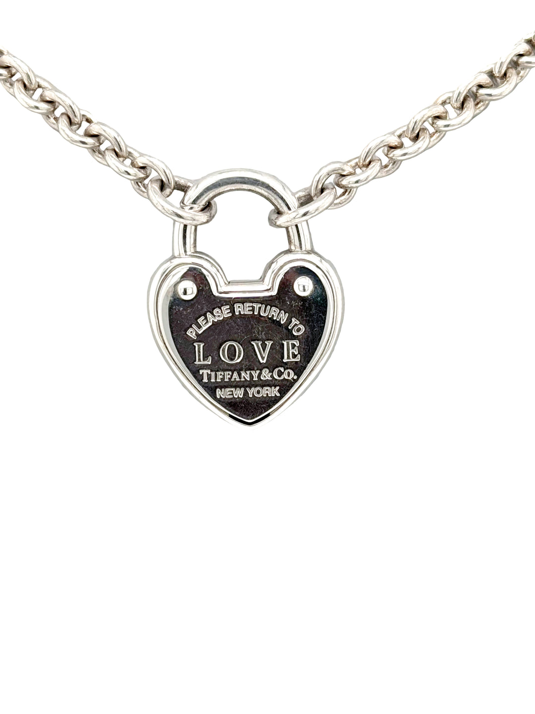 Vintage Tiffany & Co. Love Heart Lock Necklace – J. Brooks