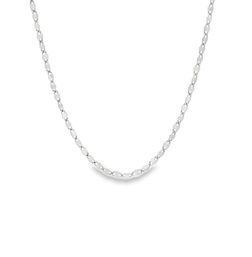 Vintage Fancy Flat Mirror Link Chain | Sterling Silver – J. Brooks