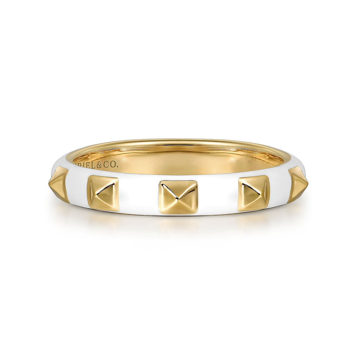 Pyramid Stackable with White Enamel – J. Brooks