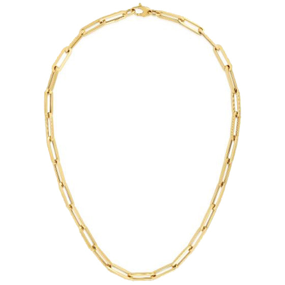 Large Paper Clip 6.1mm Link Chain Necklace – J. Brooks